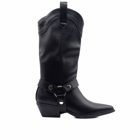 BOTA EN NAPA COMBINABLE A BOTIN NEGRO 81078