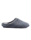 ZAPATILLA FELPA LISA SUELA CAUCHO GRIS 81297