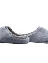 ZAPATILLA FELPA LISA SUELA CAUCHO GRIS 81297