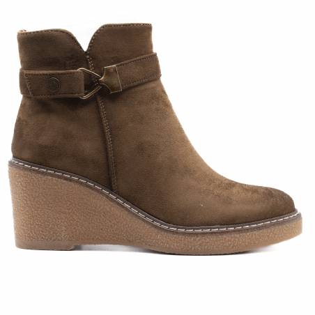 BOTIN ANTE CON HEBILLA LATERAL TAUPE 80850