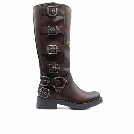 BOTA NAPA MOTERA HEBILLAS MARRON 80929