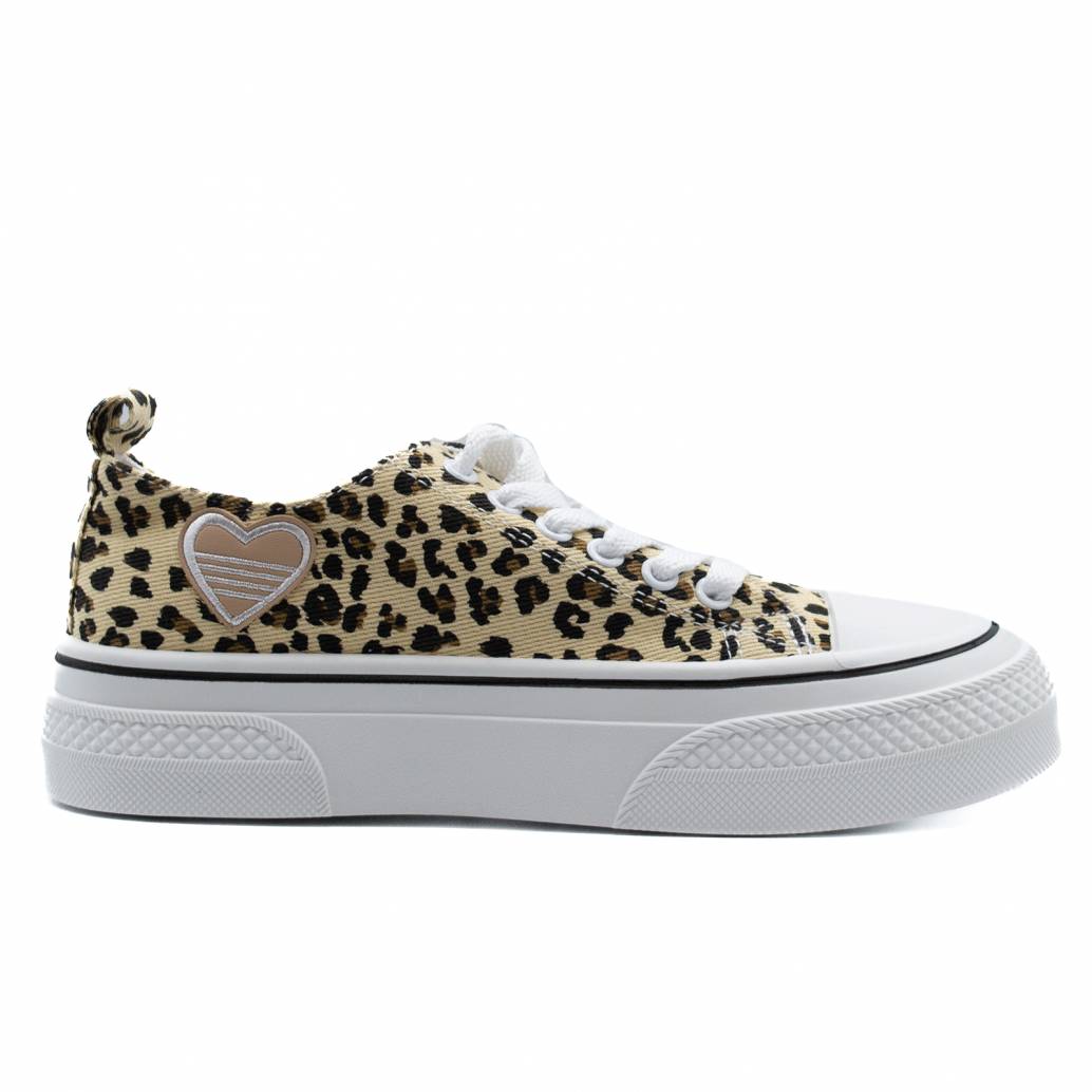 BAMBA NAPA PISO DOBLE PRINT ANIMAL LEOPARDO 80925