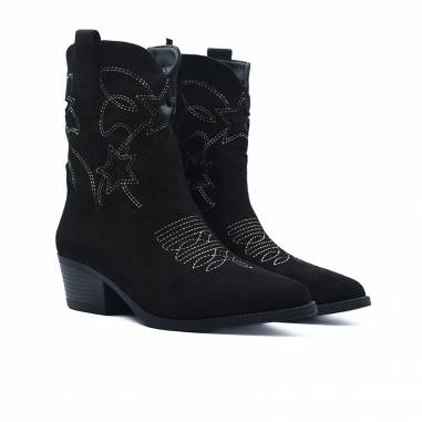 BOTIN ANTE COWBOY NEGRO 81430