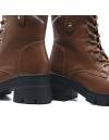 BOTIN NAPA CON ADORNO CREMALLERA CAMEL 80984