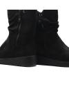 BOTIN ANTE CREMALLERA LATERAL NEGRO 81037