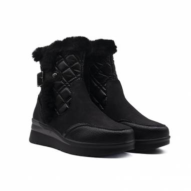 BOTIN NAPA COMBINADO EN NYLON NEGRO 81038