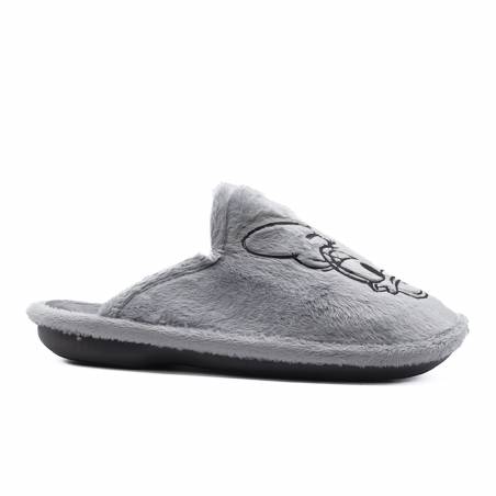 ZAPATILLA DE CASA PATO GRIS 81011