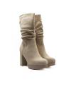 BOTA ANTELINA TACON FORRADO BEIG 81452