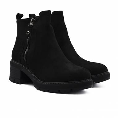 BOTIN ANTELINA CREMALLERA LATERAL NEGRO 81458