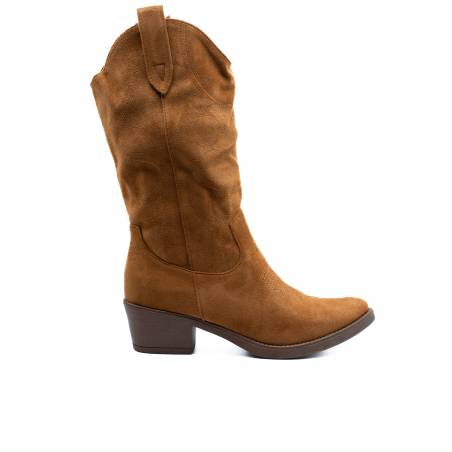 BOTA EN ANTE MEDIA CALLA LATERAL CAMEL 81467