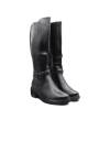 BOTA NAPA CON DOBLE ELASTICO NEGRO 81682