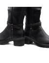 BOTA NAPA CON DOBLE ELASTICO NEGRO 81682