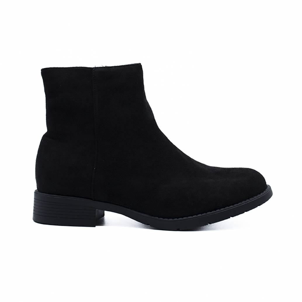 BOTIN ANTE CREMALLERA LATERAL NEGRO 81807