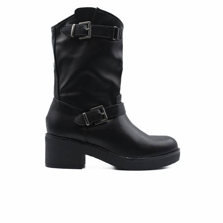 BOTIN NAPA DOBLE HEBILLA NEGRO 81762