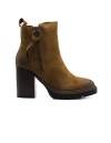 BOTIN NAPA CON CREMALLERA LATERAL CAMEL 81775