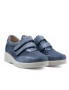 CASUAL NAPA PICADO CON DOBLE VELCRO AZUL 82199