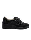 CASUAL NAPA PICADO CON CREMALLERA NEGRO 82204