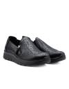 MOCASIN NAPA PICADO PLANTILLA EXTRAIBLE NEGRO 82082