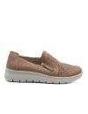 MOCASIN NAPA PICADO PLANTILLA EXTRAIBLE CAMEL 82081