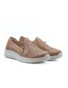 MOCASIN NAPA PICADO PLANTILLA EXTRAIBLE CAMEL 82081