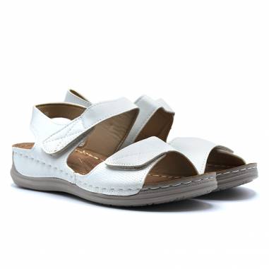 SANDALIA  NAPA CON PLANTA ACOLCHADA BLANCO 59877