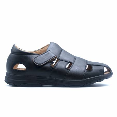 SANDALIA PLANTA PIEL NEGRO 61489