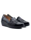 MOCASIN NAPA PLANTA ACOLCHADA NEGRO 80761