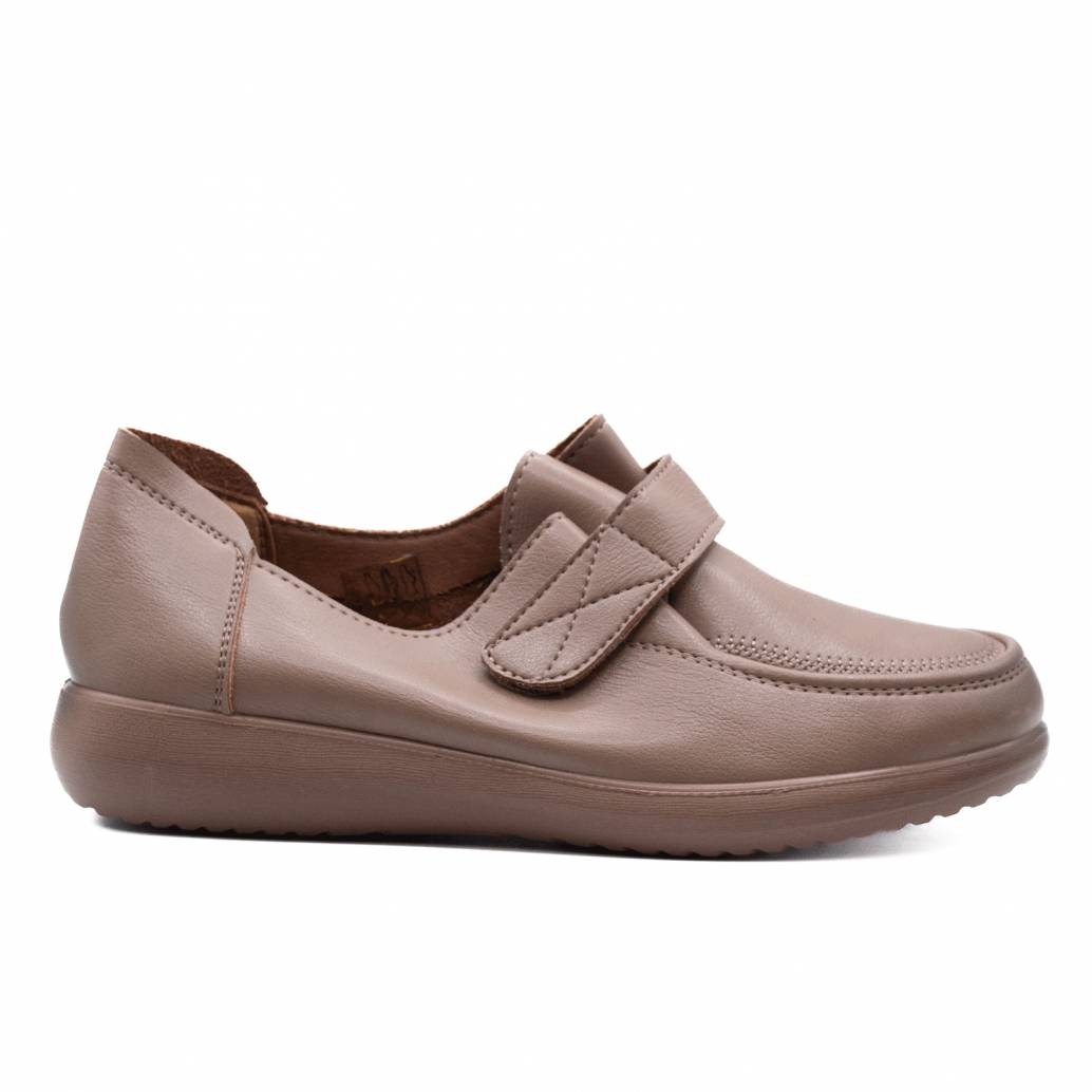 MOCASIN NAPA PLANTA EXTRAIBLE VELCRO KAKI 80773