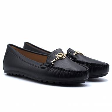 MOCASIN NAPA PLANTA ACOLCHADA NEGRO 80754