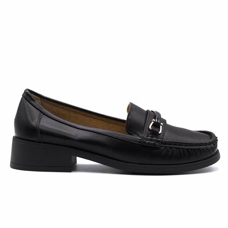 MOCASIN NAPA PLANTILLA ACOLCHADA NEGRO 80811