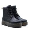 BOTIN NAPA CON PISO DOBLE Y COSIDO NEGRO 80831